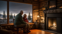 Cozy-Cabin-Fireplace
