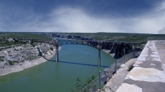 Pecos River at the High Bridge - upstream view