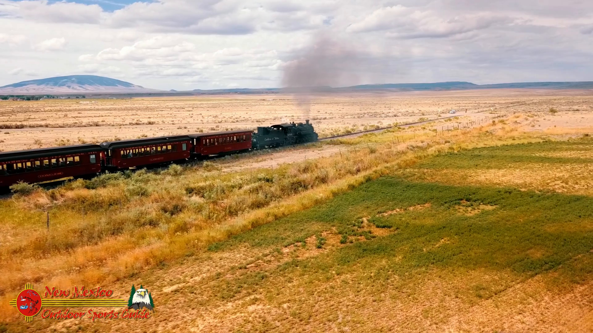 Cumbres & Toltec Narrow Guage Railroad Leaving Antonito Colorado July 16, 2020