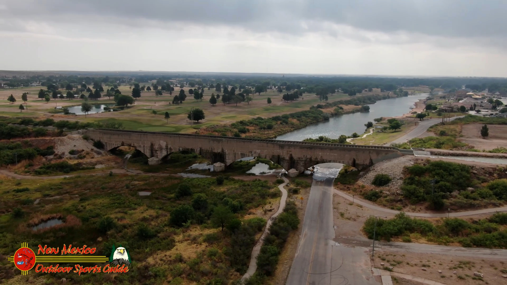 Pecos River Flume - Carlsbad, NM Mavic 2 Zoom