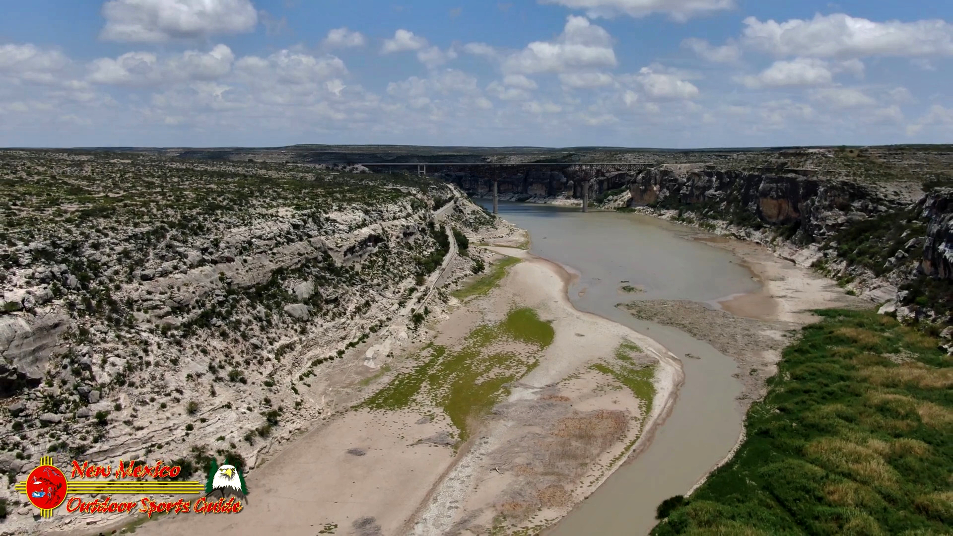 Pecos River Joins the Rio Grande Mavic 2 Zoom