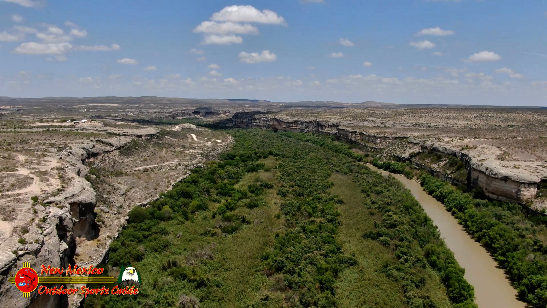 Rio Grande River Langtry TX Mavic 2 Zoom