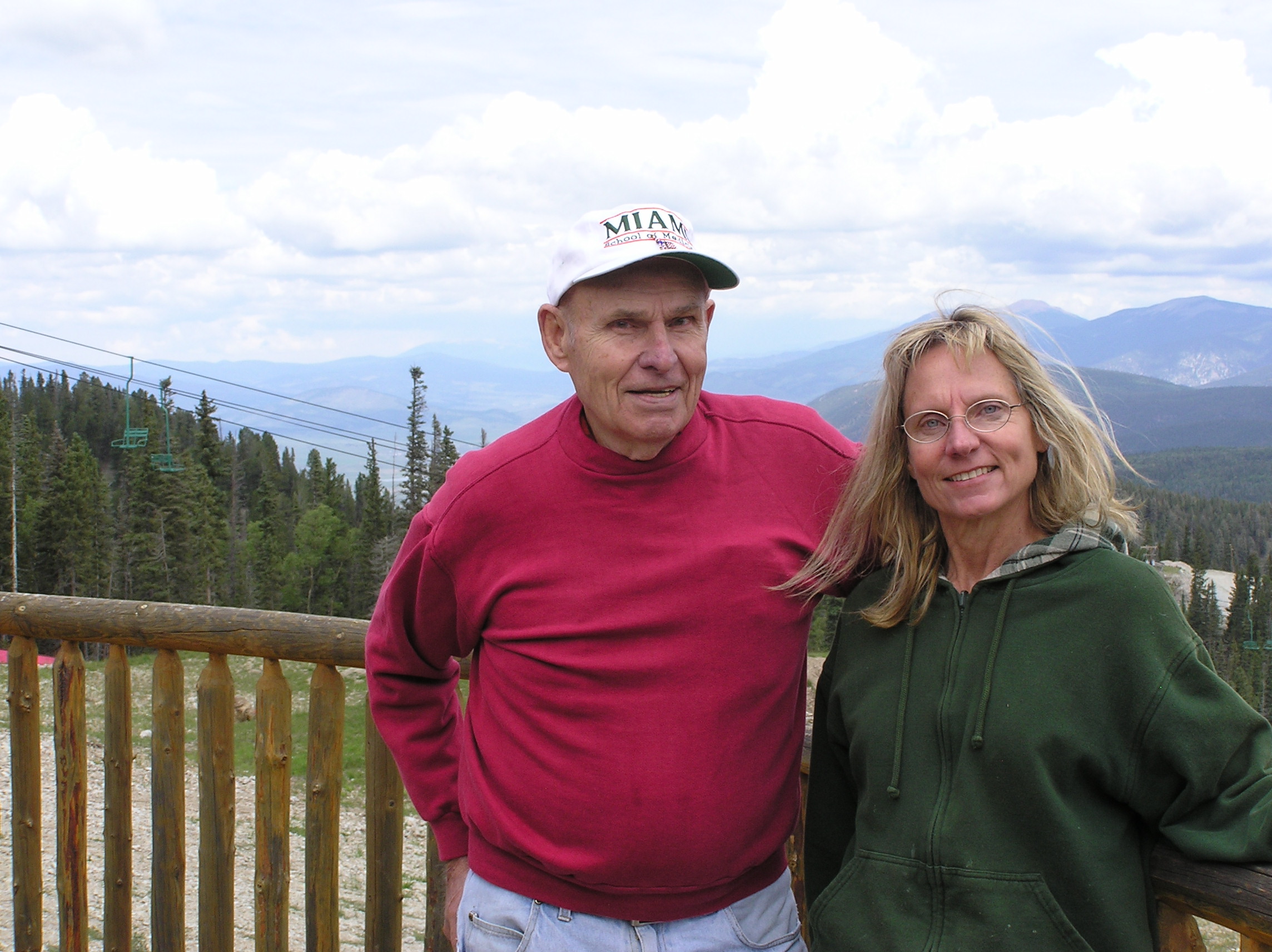 Dutch & Paulette Summer 2006 Angel Fire Ski Mountain