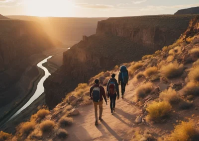 Hiking Big Arsenic Trail at Wild Rivers Rio Grande Gorge