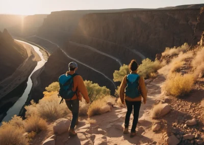 Hiking Big Arsenic Trail at Wild Rivers Rio Grande Gorge