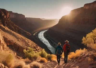 Hiking Big Arsenic Trail at Wild Rivers Rio Grande Gorge