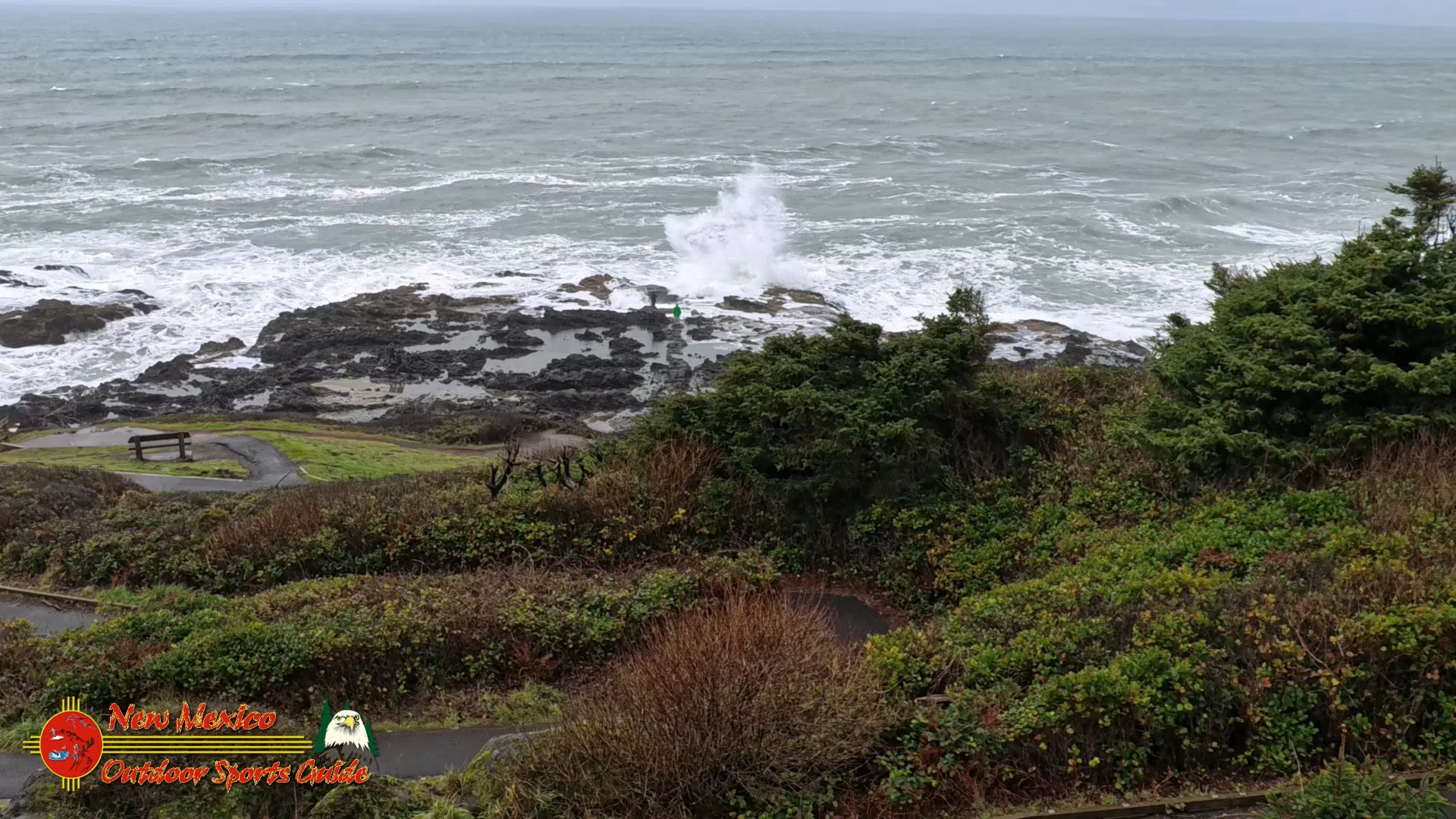 Thor's Well Cape Perpetua Oregon Hwy 1 Insta360 Ace Pro