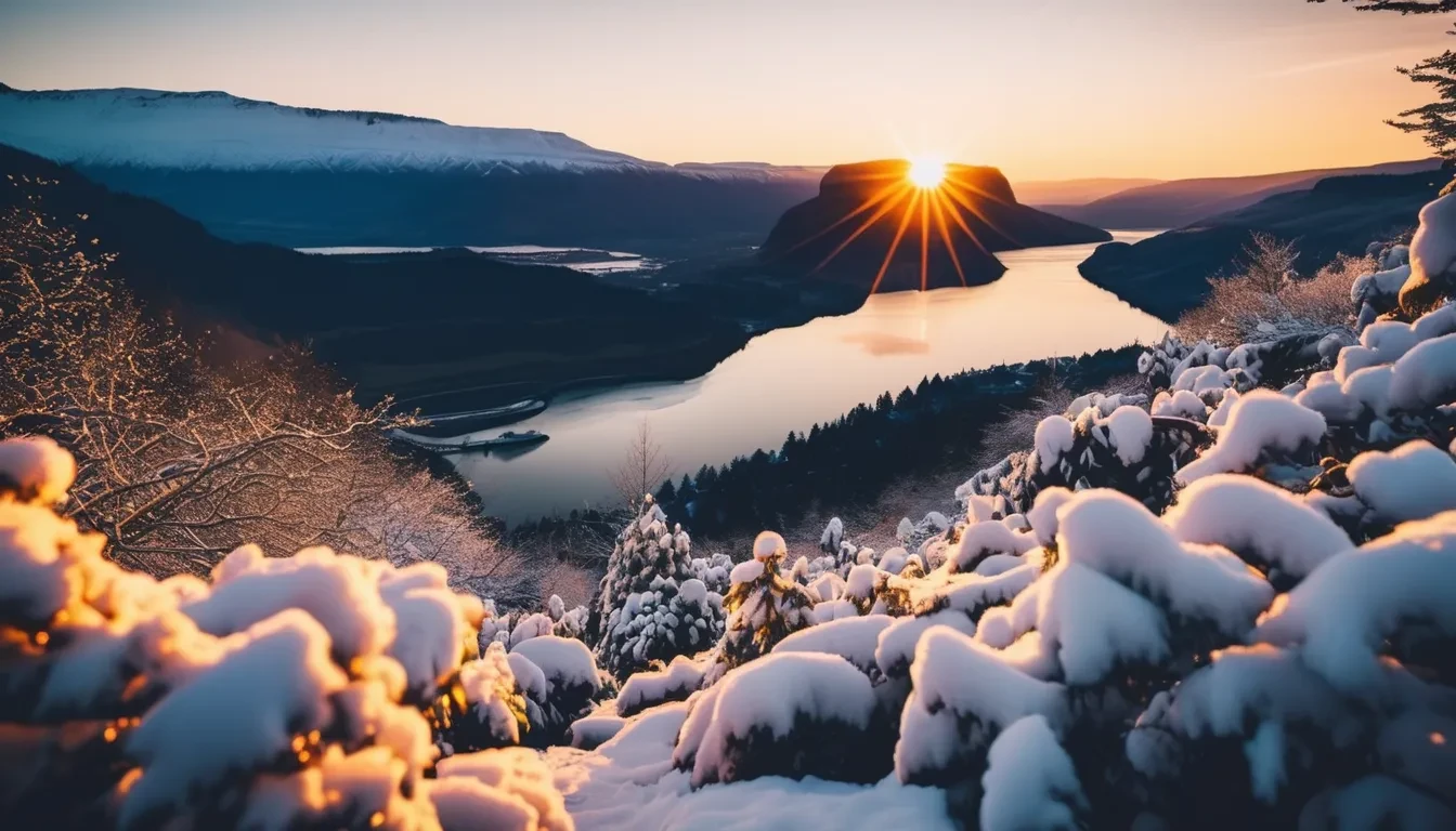 Columbia River Gorge Winter