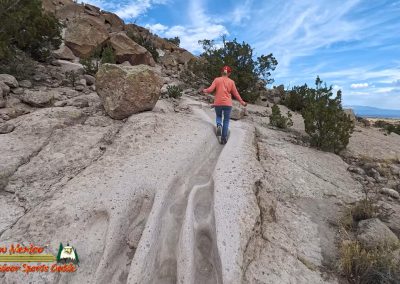 Tsankawi Pueblo Hiking Insta360 Ace Pro Paulette