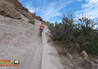 Tsankawi Pueblo Hiking Insta360 Ace Pro Paulette