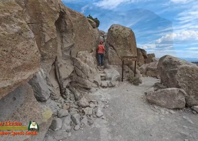 Tsankawi Pueblo Hiking Insta360 Ace Pro Paulette