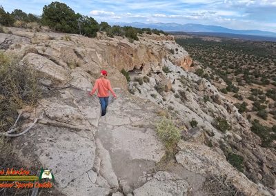 Tsankawi Pueblo Hiking Insta360 Ace Pro Paulette