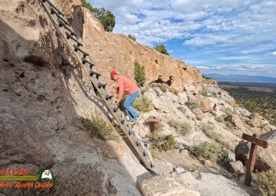 Tsankawi Pueblo Hiking Insta360 Ace Pro Paulette