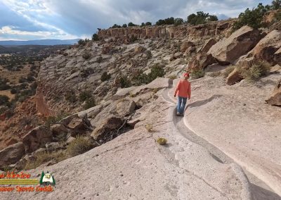 Tsankawi Pueblo Hiking Insta360 Ace Pro Paulette