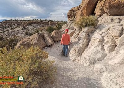 Tsankawi Pueblo Hiking Insta360 Ace Pro Paulette