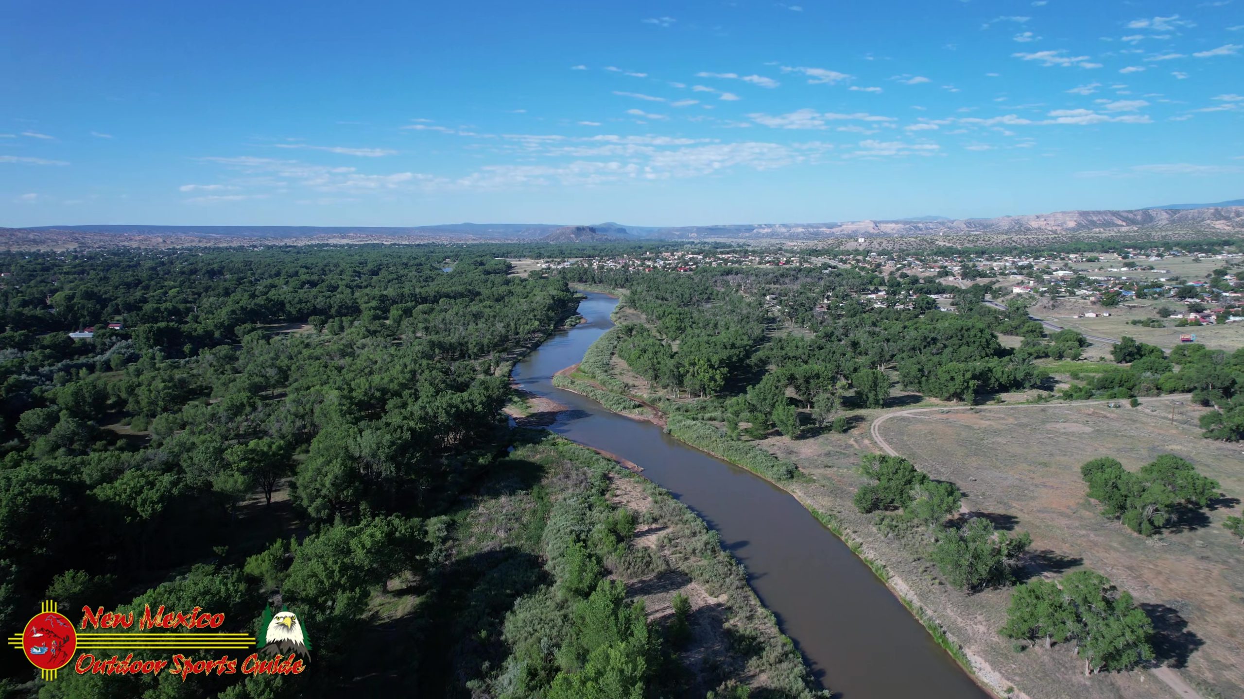 Rio Grande River at Espanola Air 2S 07-09-2025