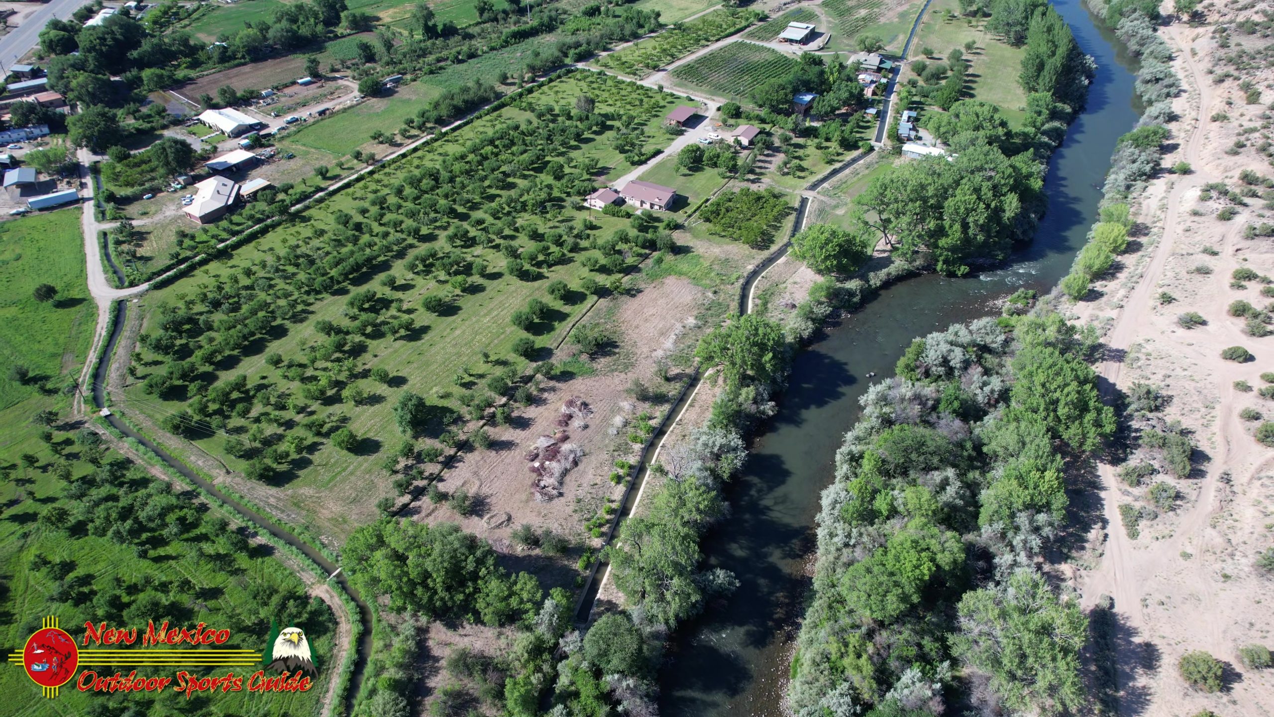 Rio Grande River Velarde NM Air 2S 07-09-2025
