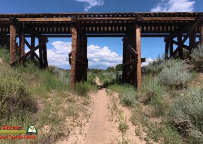 Santa Fe Rail Trail Trestle Action 5