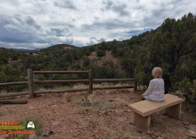 Hiking Arroyo Hondo Trail Action 4 08-15-2025