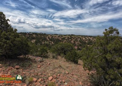 Hiking Arroyo Hondo Trail Action 4 08-15-2025