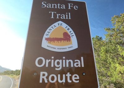 Old Santa Fe Trail Original Route Sign