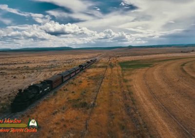 Cumbres Toltec Narrow Guage Train Returning to Antonito Mavic Pro 07 16 2020 00:01:59 05